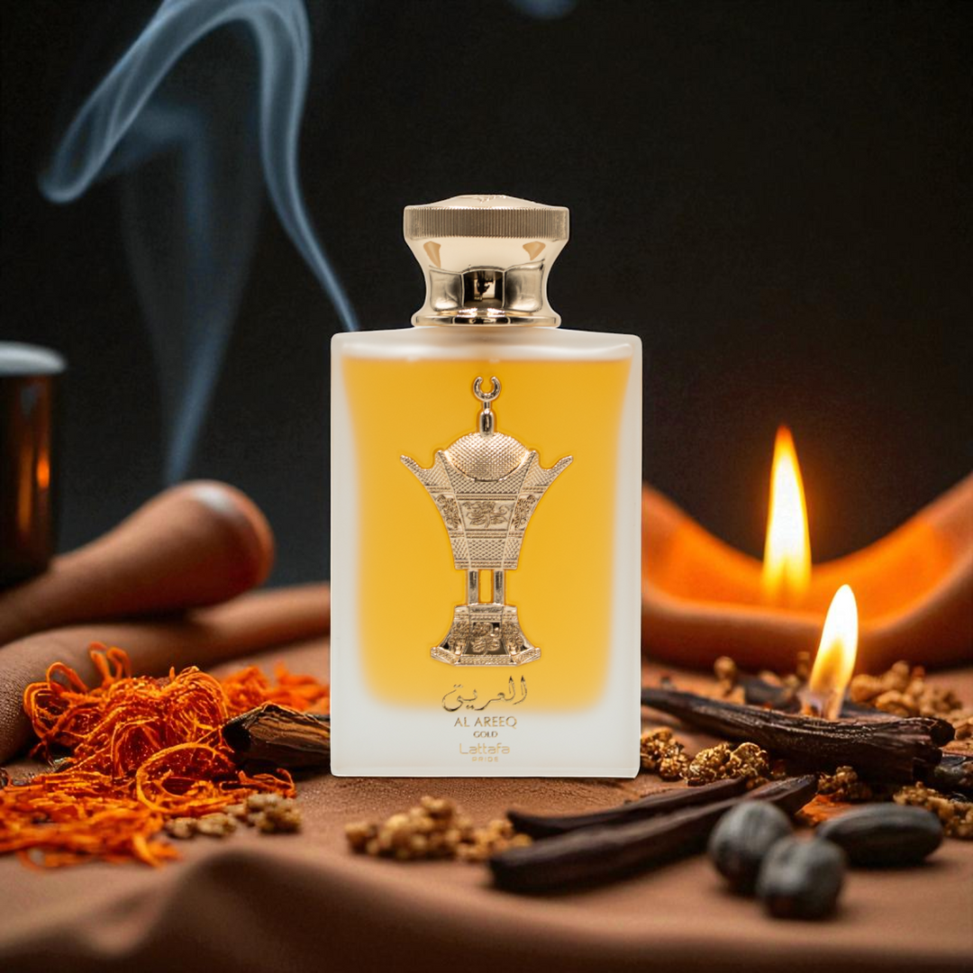 Perfumes Arabes Dubai, Luxury Essence Fragancias y Aromas Lattafa Al Areeq Gold Eau de Parfum 100ml Unisex Luxury Essence