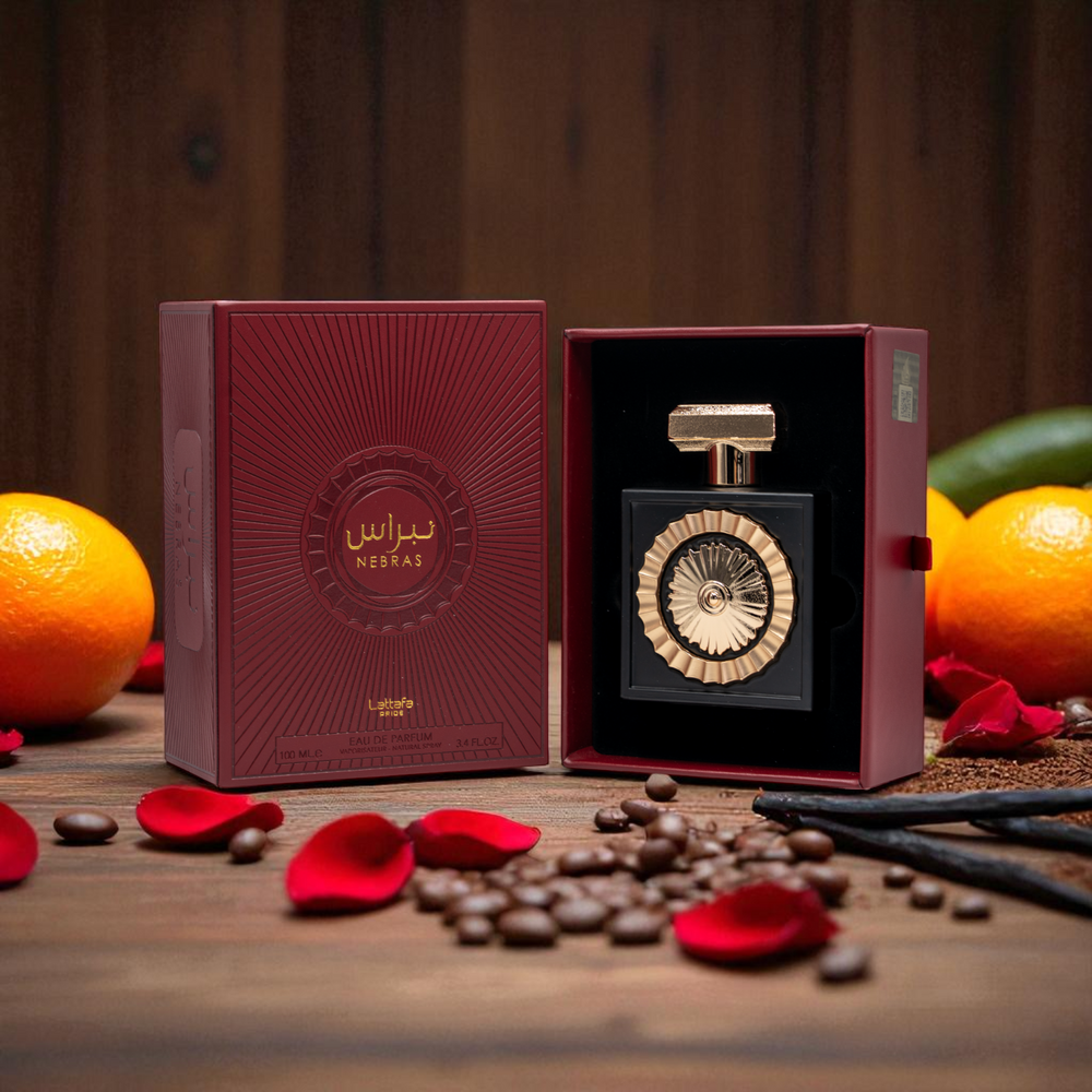 Perfume Arabe Luxury Essence con sus siguientes ingredientes y notas: FAMILIA OLFATIVA: Oriental y Dulce
NOTAS DE SALIDA: Frutos rojos, Mandarina
NOTAS DE CORAZÓN: Vainilla, Cacao, Rosa
NOTAS DE FONDO: Haba tonka, Ámbar, Almizcle, Azúcar