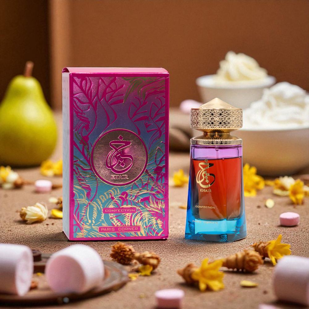 Perfume Arabe Luxury Essence con sus siguientes ingredientes y notas: FAMILIA OLFATIVA: Dulce 
NOTAS DE SALIDA: Pera, Crema batida
NOTAS DE CORAZÓN: Jazmín, Ylang Ylang, Cachemira
NOTAS DE FONDO: Sándalo, Malvavisco, Vainilla