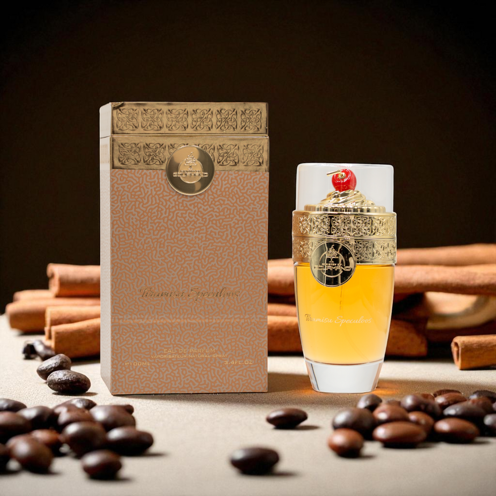 Perfume Arabe Luxury Essence con sus siguientes ingredientes y notas: FAMILIA OLFATIVA: Dulce y Oriental
NOTAS DE SALIDA: Café, Canela
NOTAS DE CORAZÓN: Cremoso, Vainilla, Cacao
NOTAS DE FONDO: Almizcle