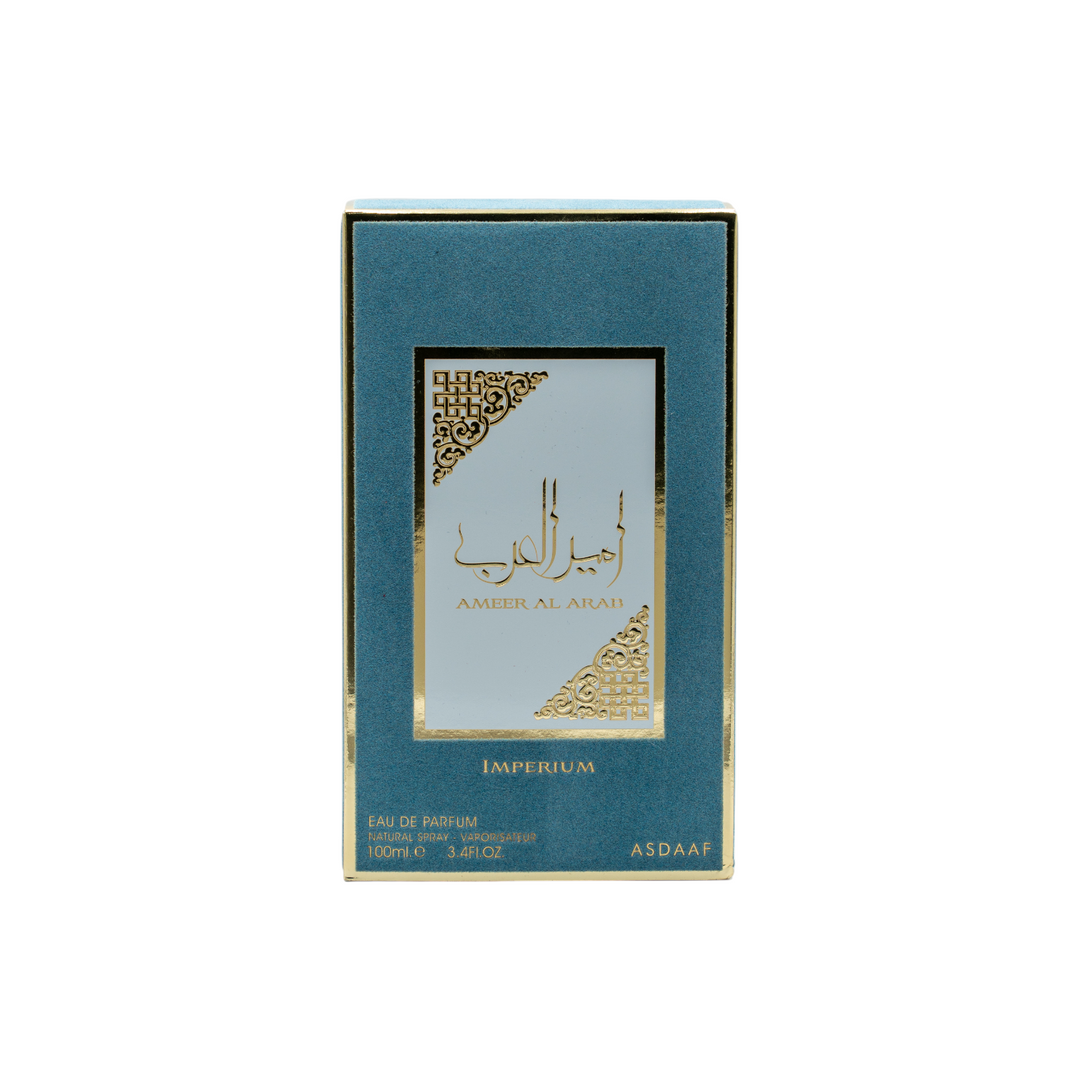 Envoltorio perfume Asdaaf Ameer Al Arab Imperium Eau de Parfum 100ml Hombre Luxury Essence
