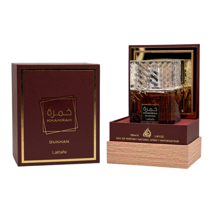 Lattafa Khamrah Dukhan Eau de Parfum Hombre Luxury Essence