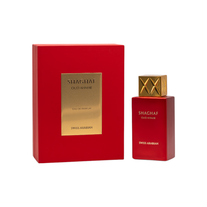 Swiss Arabian Shaghaf Oud Ahmar Eau de Parfum 75ml Unisex Luxury Essence