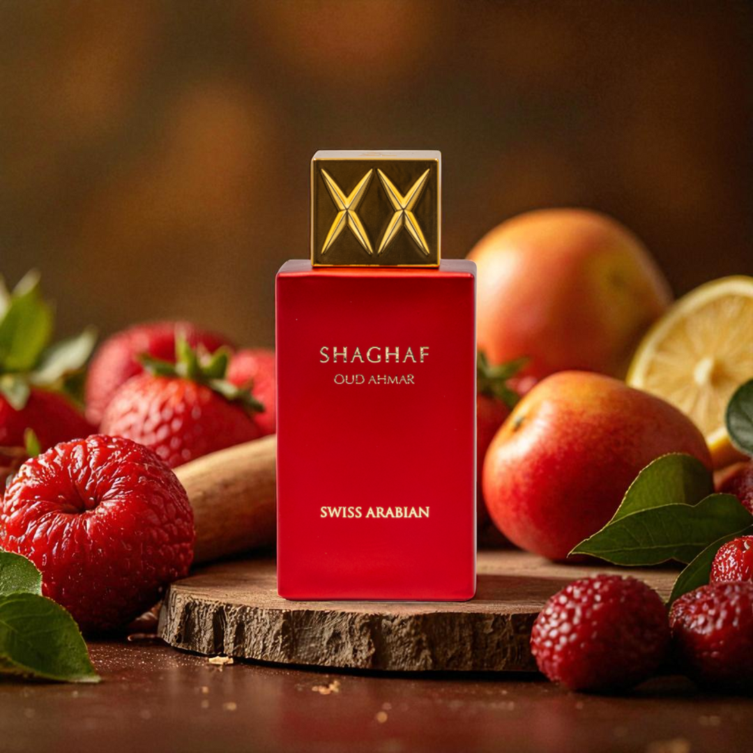 Swiss Arabian Shaghaf Oud Ahmar Eau de Parfum 75ml Unisex Luxury Essence