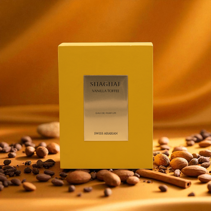 Swiss Arabian Shaghaf Vanilla Toffee Eau de Parfum 75ml Unisex Luxury Essence