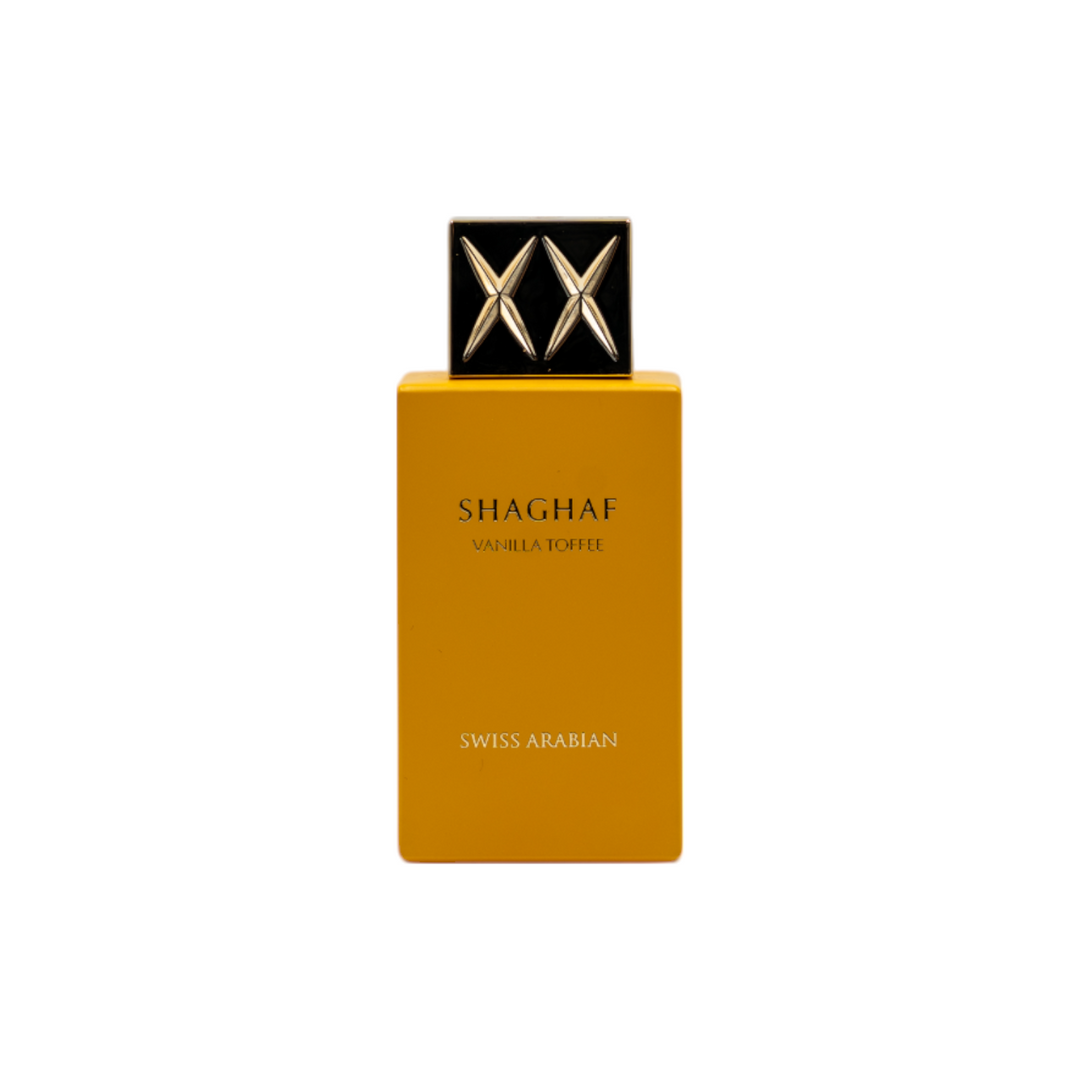 Swiss Arabian Shaghaf Vanilla Toffee Eau de Parfum 75ml Unisex Luxury Essence