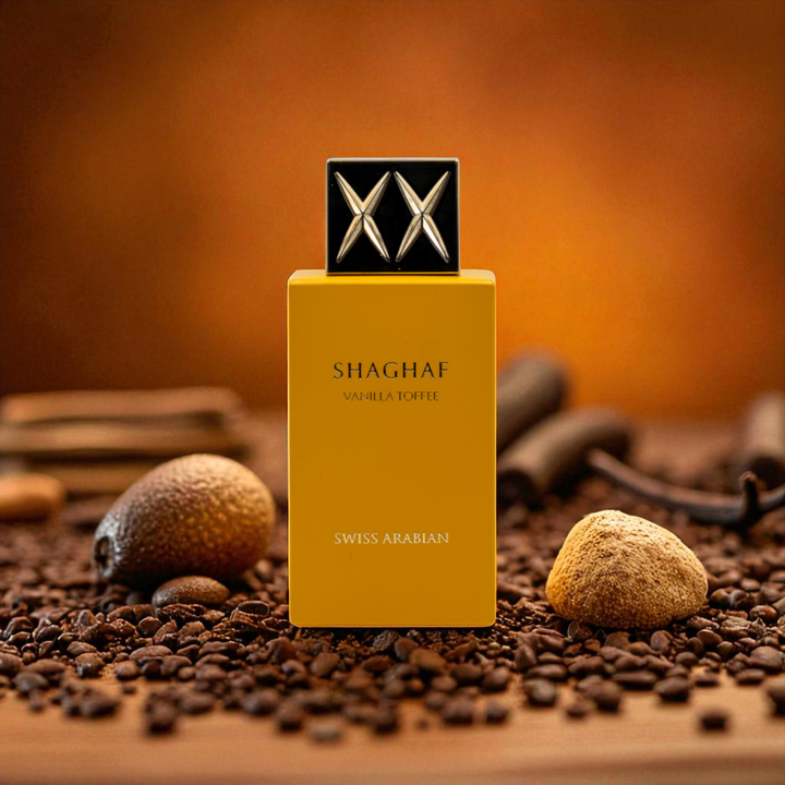 Swiss Arabian Shaghaf Vanilla Toffee Eau de Parfum 75ml Unisex Luxury Essence