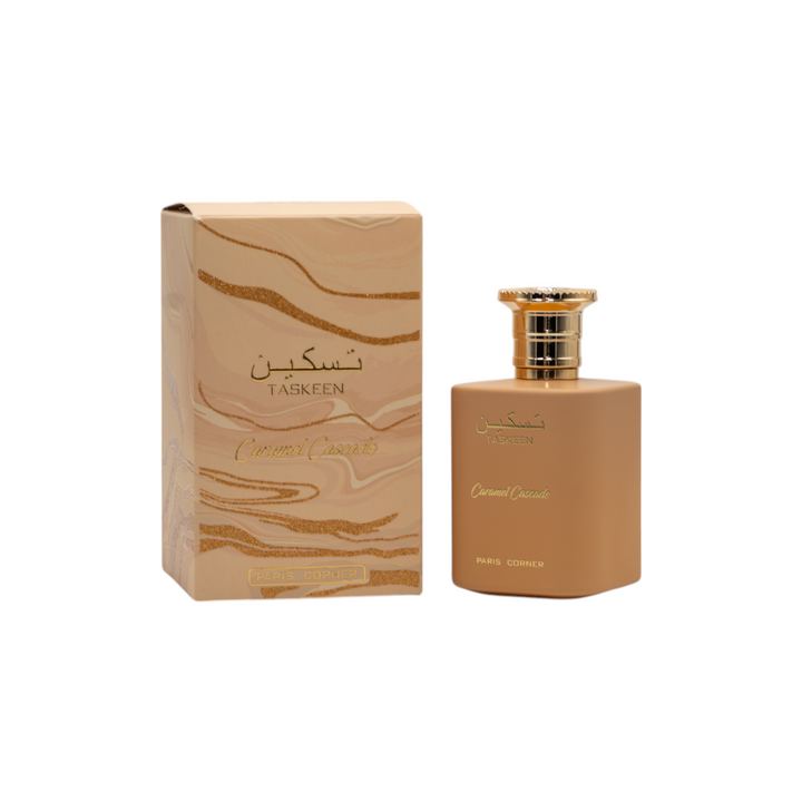 Paris Corner Taskeen Caramel Cascade Eau de Parfum 100ml Unisex Luxury Essence
