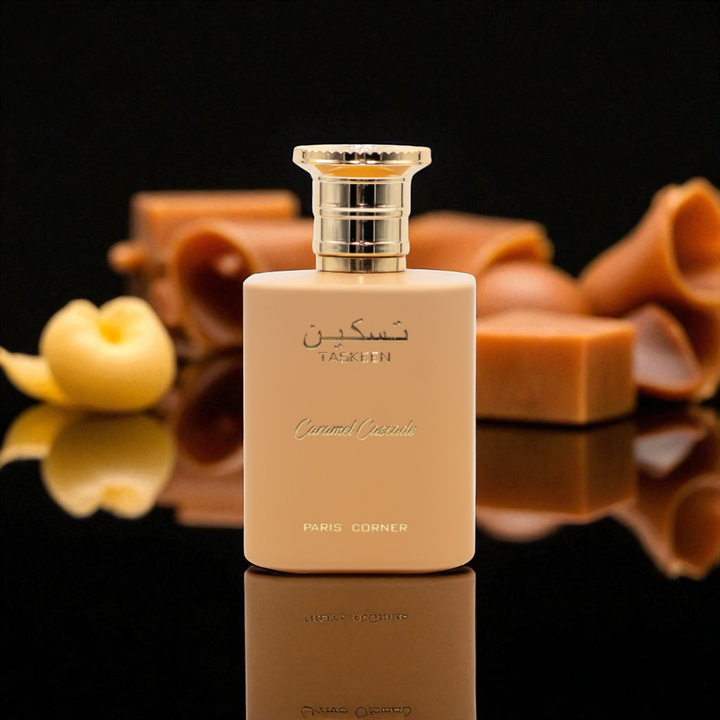 Paris Corner Taskeen Caramel Cascade Eau de Parfum 100ml Unisex Luxury Essence