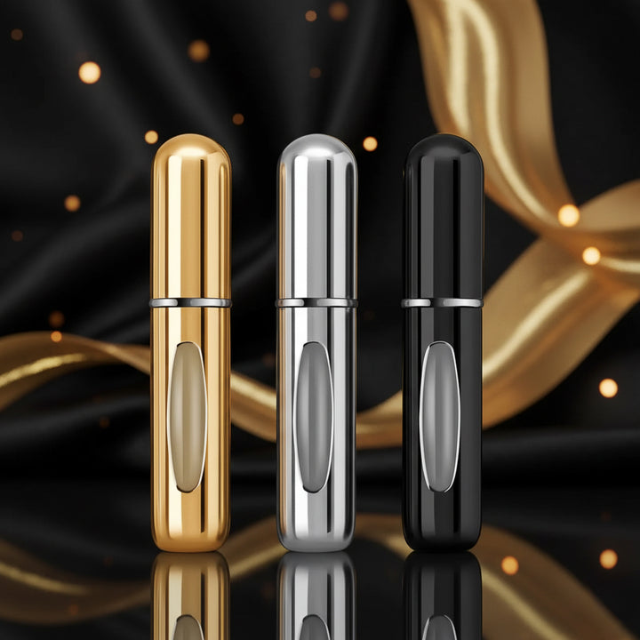 Luxury Essence Botella de Aluminio Recargable de Perfume