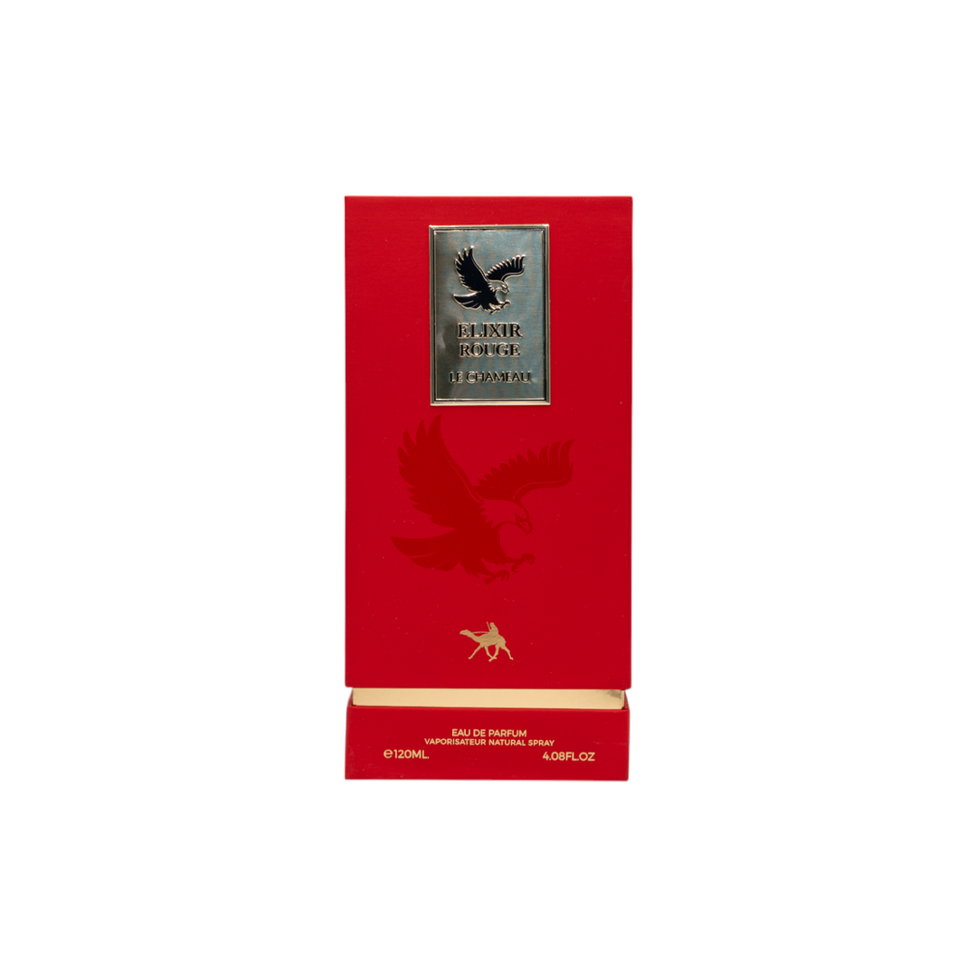 Envoltorio perfume Le Chameau Elixir Rouge Eau de Parfum 120ml Unisex Luxury Essence