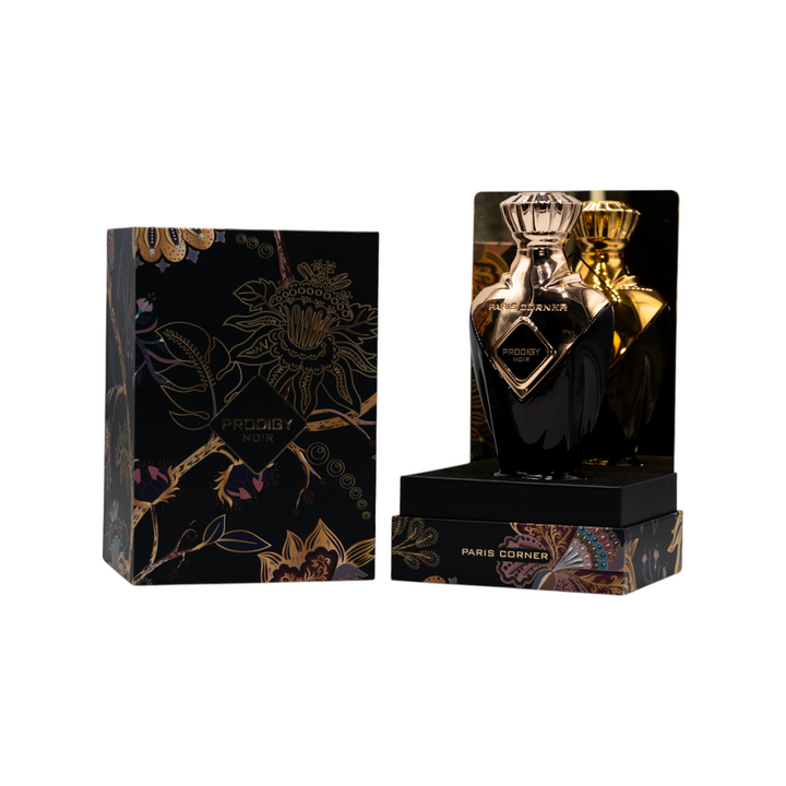 Perfume con su envoltorio Paris Corner Prodigy Noir Eau de Parfum 100ml Unisex Luxury Essence