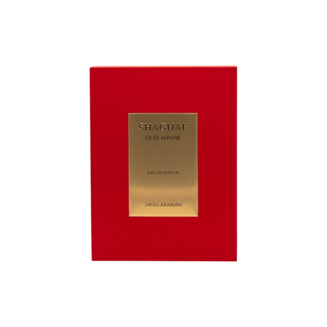 Envoltorio Perfume Swiss Arabian Shaghaf Oud Ahmar Eau de Parfum 75ml Unisex Luxury Essence